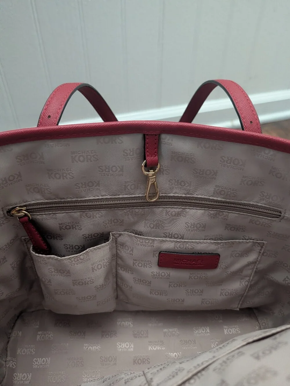 Michael Kors Dark Red Tote